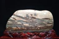 湖北宜昌石友挖到一块清江石，命名《延安颂》，估价200万！