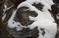 新疆古生态园：冬雪中的3800根千年胡杨枯木与硅化木