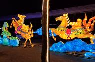 淄博玉黛湖花灯艺术节：白玉菩提灯的璀璨光芒