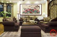 牡丹画：富贵花开，客厅风水挂画的首选