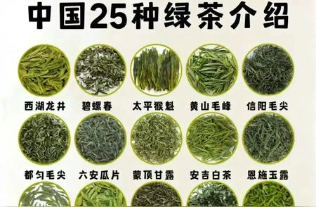 中国25种经典绿茶全解析
