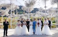 中国情侣在施华洛世奇水晶世界举办梦幻婚礼