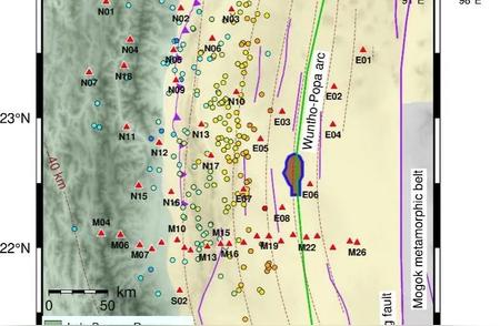 探索缅甸大陆板片：地幔楔中橄榄石结构的奥秘