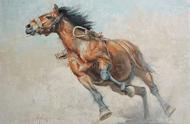 美国女画家Abigail Guttong的油画马与徐悲鸿国画马的艺术对比