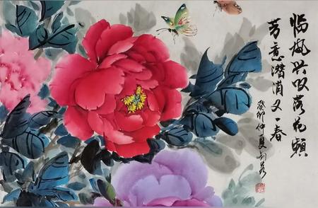 牡丹国画：花中之王，美不胜收