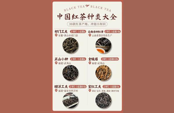 中国红茶品种全览