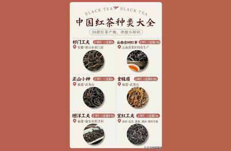 中国红茶种类一览，值得收藏